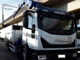 EUROCARGO 180E320 GRU+CASSONE FISSO